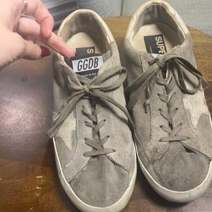 Golden goose suede sneakers